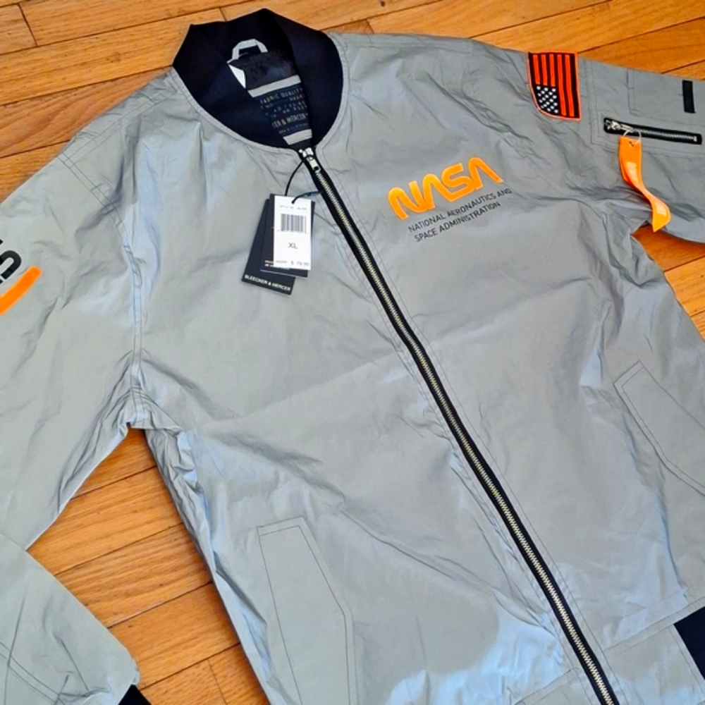 Gray Bomber Jacket - image 4